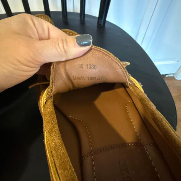 H.S. Trask suede brown loafers boat shoes size 10 - Picture 9 of 11